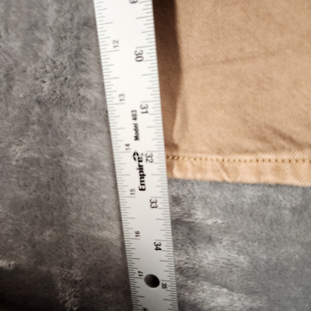 Levi's 501 Original Fit Jeans Womens 27x32 Tan Excellent Straight Leg Button Fly - Picture 4 of 15